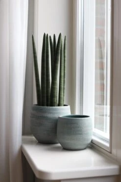 Tokio Bloempot Blauw Aqua D28 X H26 Cm - Nieuwe Collectie -Gardena Verkoopwinkel 800x1200 106