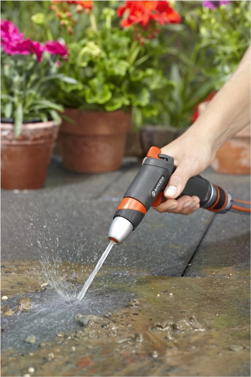 GARDENA - Premium Reinigingssproeier Spuitpistool - Metaal - Voor Reiniging En Bewatering 10 GARDENA - Premium Reinigingssproeier Spuitpistool - Metaal - Voor Reiniging En Bewatering - Afbeelding 8