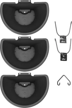Elho Corsica Vertical Forest 24 - Bloempot Voor Balkonbuiten - Ø 26.7 X H 29.7 Cm - Zwart/Antraciet -Gardena Verkoopwinkel 805x1200 3