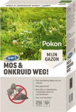 Pokon Mos En Onkruid Weg! - 2,75kg - Onkruidverdelger - Geschikt Voor 50m² - Zowel Mos- En Onkruidbestrijder -Gardena Verkoopwinkel 817x1200 2