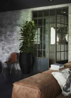 Capi Europe - Vaas Elegant Deluxe Rib NL - 40x60 - Zwart - Voor Binnen En Buiten - KBLR1131 -Gardena Verkoopwinkel 873x1200 2