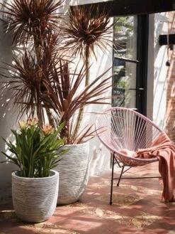 Capi Europe - Bloempot Bol Rib NL - 35x34 - Zwart - Voor Binnen En Buiten - KBLR932 -Gardena Verkoopwinkel 900x1200 34