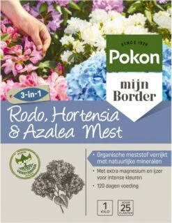Pokon Rhododendron, Hortensia & Azalea Mest - 1kg - Meststof - 3-in-1 Werking -Gardena Verkoopwinkel 925x1200 5