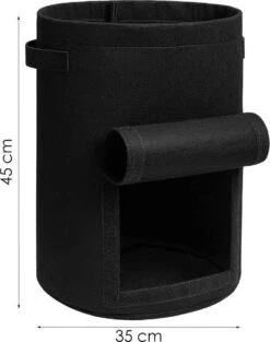 Merkloos Kweekzakken - 4 Stuks - Hangsysteem - Kweekzakken Voor Groente En Kruiden - Plantenzak - Moestuinzak -Gardena Verkoopwinkel 946x1200