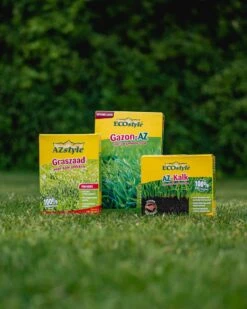 ECOstyle Gazon AZ Organische Gazonmest – Voor Diepgroen En Sterk Gazon – Geeft Tot 120 Dagen Voeding – Werkt Tegen Mos - 30 M² - 2 KG -Gardena Verkoopwinkel 959x1200
