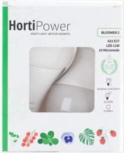 HortiPower Bloomer 2 Kweeklampen - 2 Stuks - 400-780nm - 9W - E27 - LED - Kweeklamp Led Full Spectrum - Groeilamp Voor Planten -Gardena Verkoopwinkel 975x1200 1